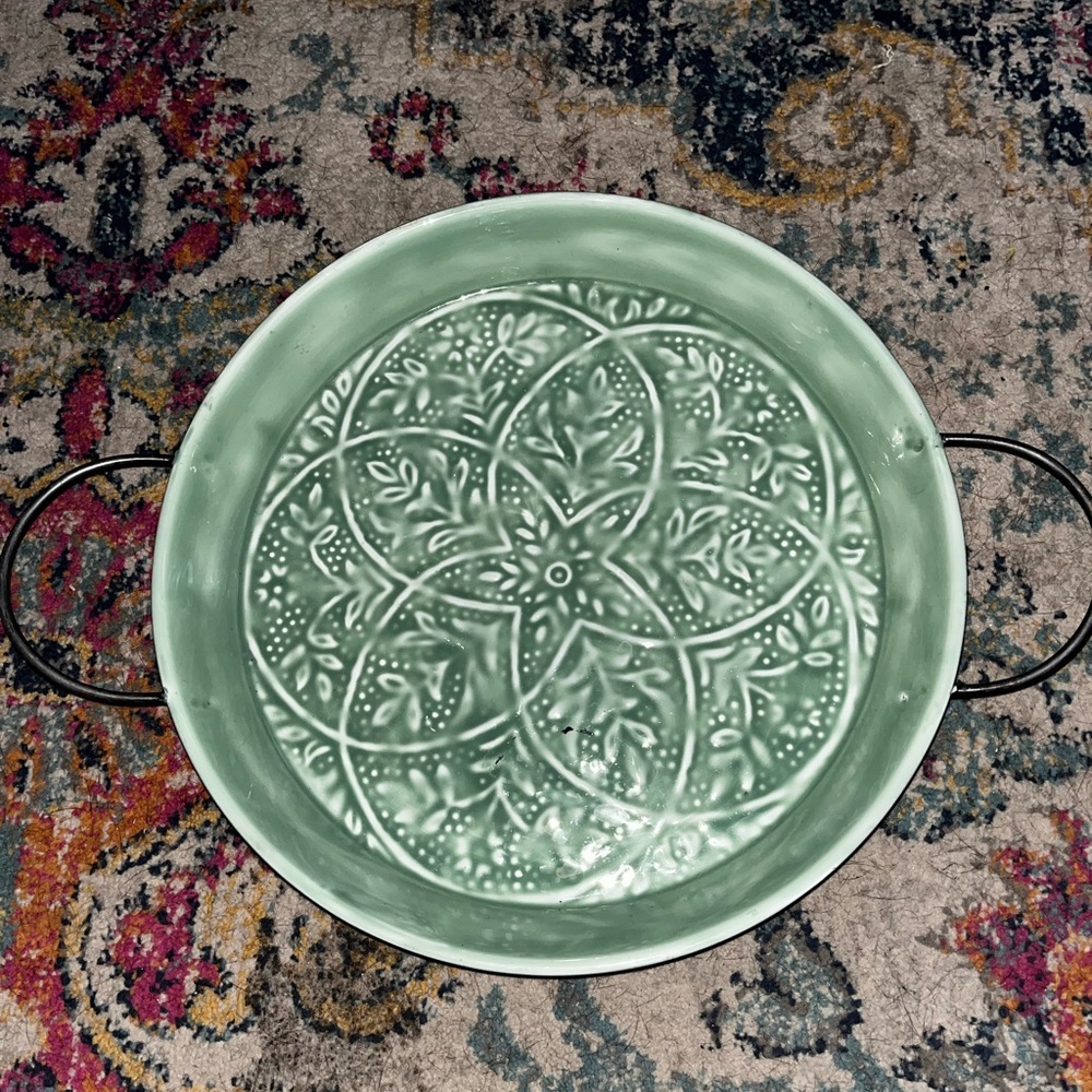 Milk glass vignette tray. Only tray available for purchase!